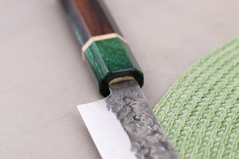 Makoto Kurosaki Samidorizuki SGStrix 13.5 cm Handcrafted Japanese Utility Knife