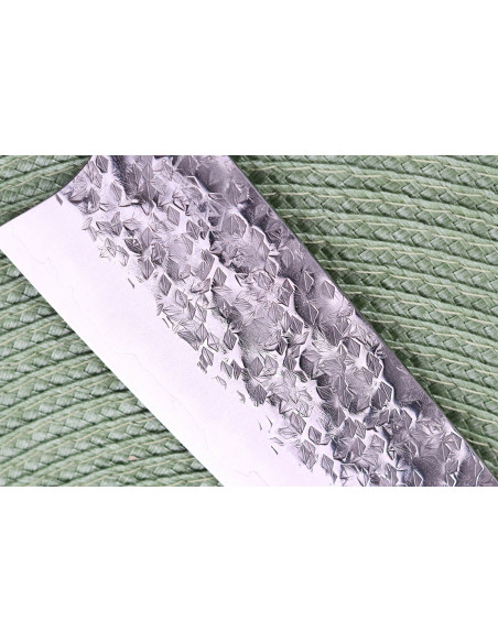 Handgefertigtes japanisches Santoku-Messer, 16,5 cm, von Makoto Kurosaki, Samidorizuki SGStrix