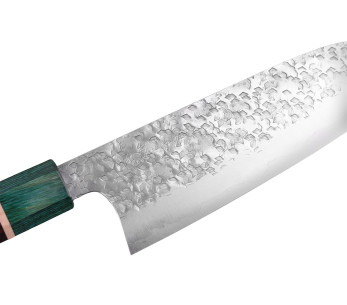 Håndlaget japansk santokukniv på 16,5 cm av Makoto Kurosaki, Samidorizuki SGStrix 2
