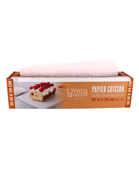 Patisdécor-bakpapier met dispenser, 50 m