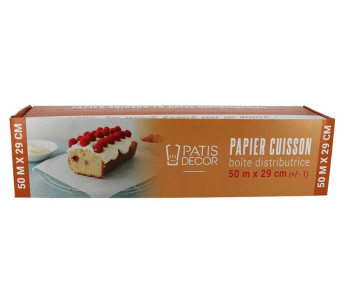 Papel de cozinha Patisdécor com caixa dispensadora de 50 m 2