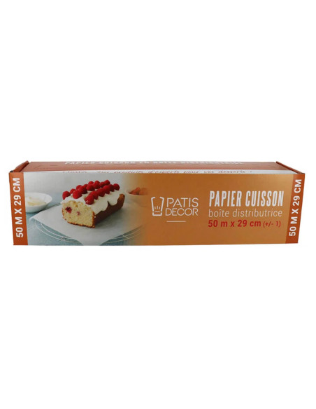 Papel de cozinha Patisdécor com caixa dispensadora de 50 m