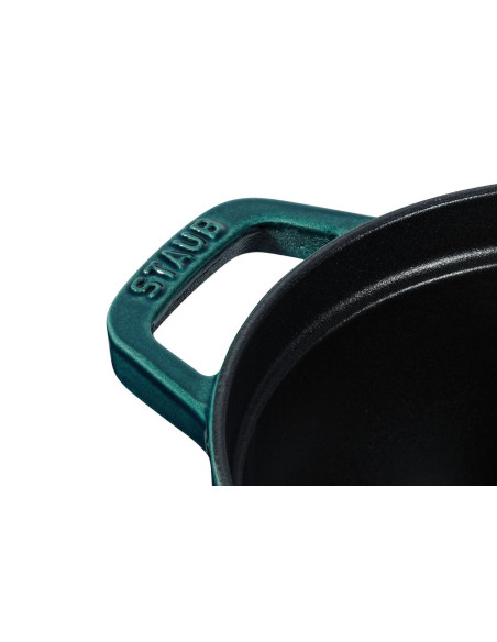 Caçarola oval Staub em ferro fundido esmaltado «La Mer»