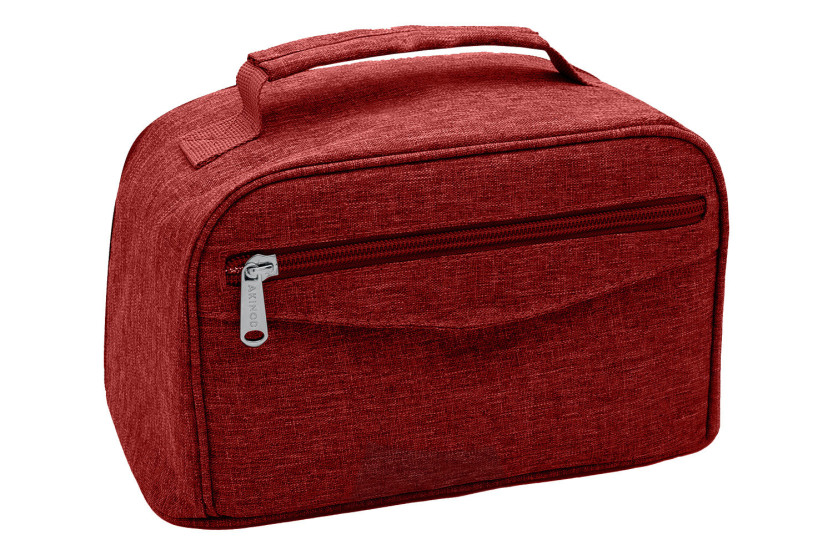 Bolsa isotérmica Akinod color terracota + Bento blanco de 1,4 l