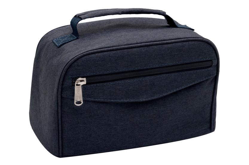 Akinod-Kühltasche in Jeansblau + weißes Bento-Box-Set, 1,4 l