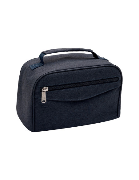 Borsa termica Akinod blu jeans + Bento bianco da 1,4 L