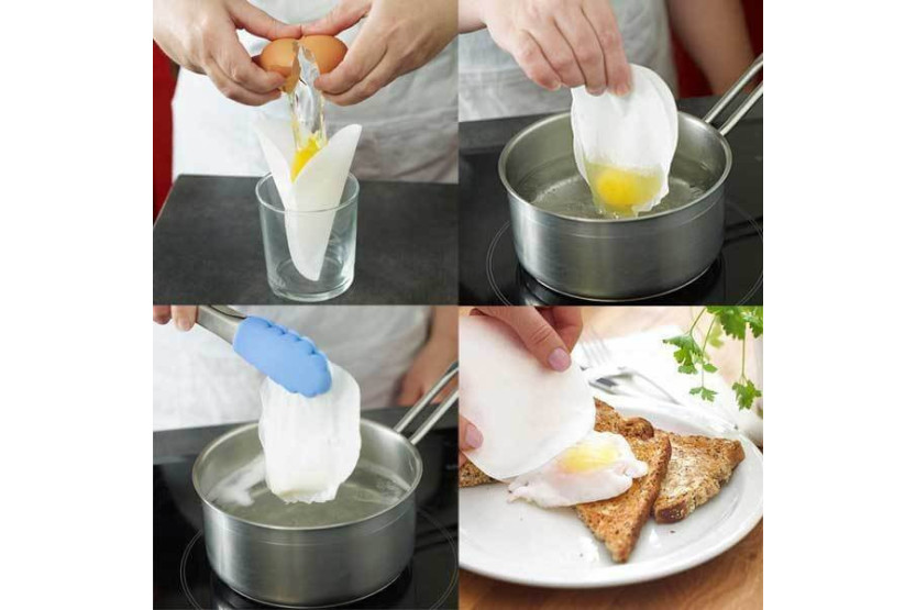 Set of 20 POACHIES bags for poaching eggs