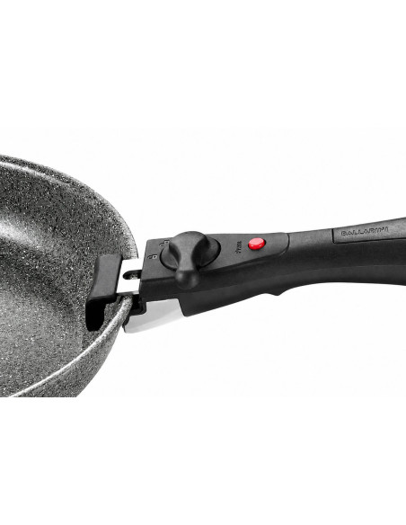 Juego de cocina de 4 piezas Ballarini Torre: 1 sartén de 24 cm + 1 sartén de 28 cm + 2 asas extraíbles