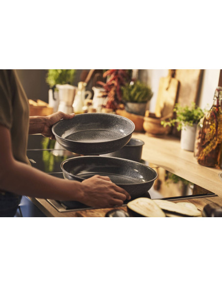 Conjunto de cozinha de 4 peças Ballarini Torre: 1 frigideira de 24 cm + 1 frigideira de 28 cm + 2 pegas amovíveis
