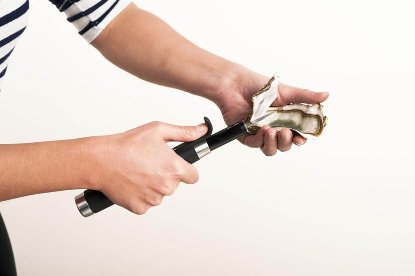 Cuchillo mecánico de percusión para ostras Novac O'Knife