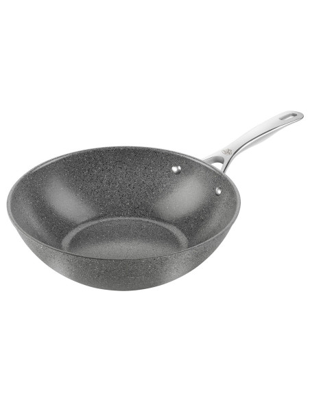 Wok antiaderente Ballarini Salina de 30 cm em alumínio