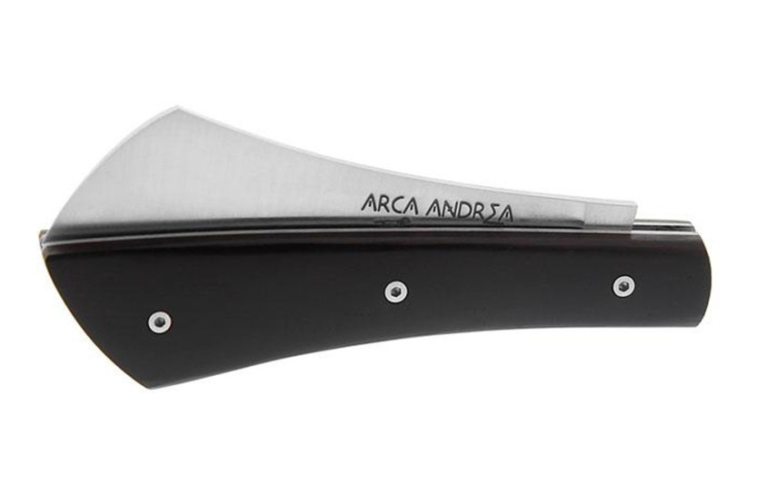 Le Fidèle L'Arca Andrea foldekniv, 10,5 cm, i ibenholt