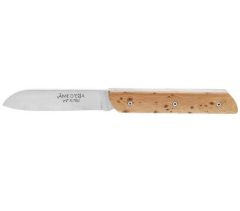 Cuchillo plegable «Le Fidèle L'Âme d'Emma», de 9,5 cm, de madera de enebro