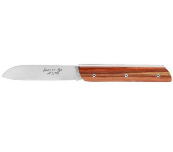 Cuchillo plegable «Le Fidèle L'Âme d'Emma», de 9,5 cm, de madera de palo de rosa