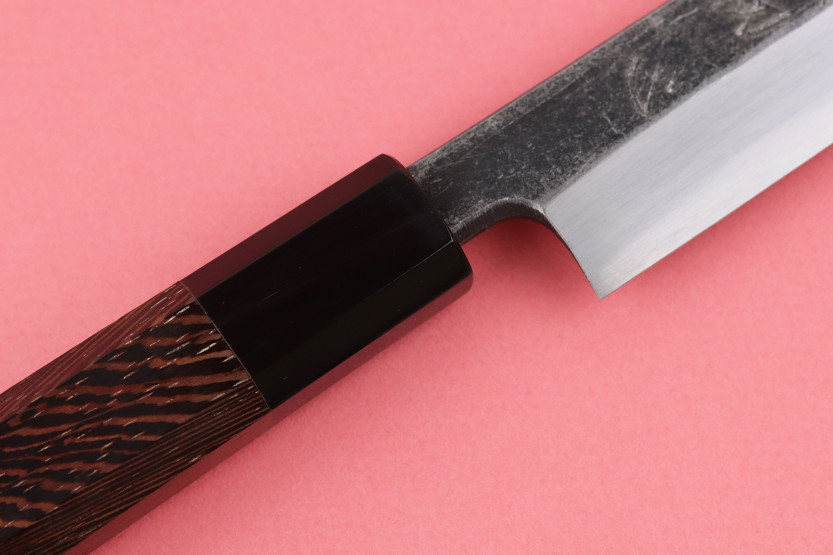 24-cm Handcrafted Japanese Yanagiba Knife by Hatsukokoro Shirasagi with a Wenge Handle
