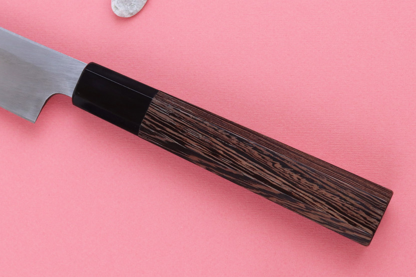 Håndlavet japansk yanagiba kiritsuke-kniv, 27 cm, fra Hatsukokoro Shirasagi, med wengé-skaft