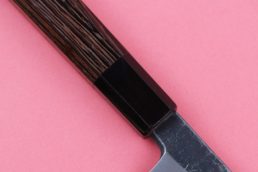 Handgemaakt Japans yanagiba kiritsuke-mes van 27 cm van Hatsukokoro Shirasagi met wengé-heft