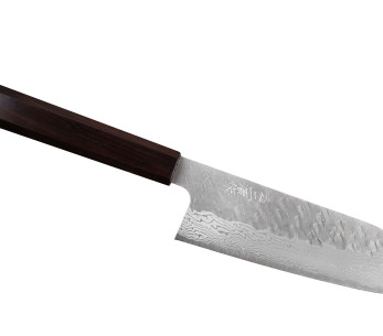 Nigara Hamono Tsuchime VG10 -damas-teräksestä valmistettu käsityönä tehty japanilainen 17 cm:n santoku-veitsi 2