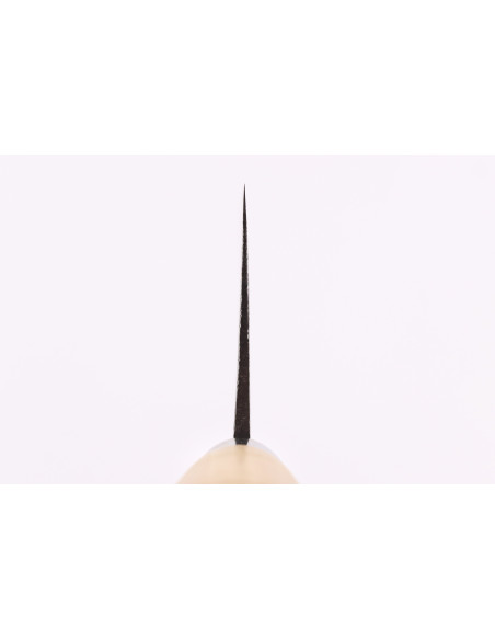 Håndlavet japansk kinesisk kokkekniv, 17 cm, Hatsukokoro Sentan Kurouchi Migaki, i ahorntræ