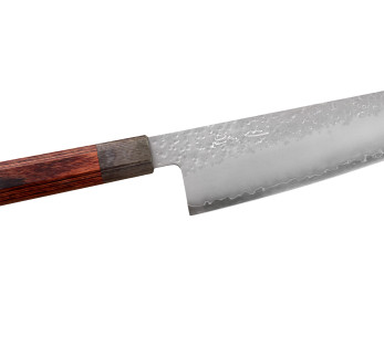 17 cm:n japanilainen käsintehty Bunka -veitsi, Hado Shiosai VG10, pakkapuukahva 2