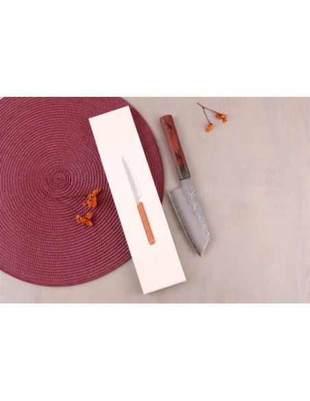 Hado Shiosai VG10 -käsintehty japanilainenko-bunka -veitsi, 13 cm, pakkapuukahva