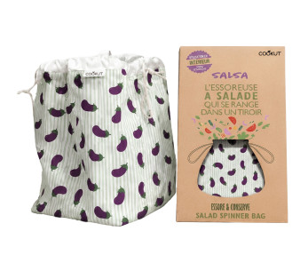 Cookut -sla -centrifuge met auberginepatroon