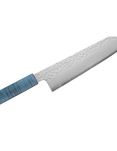 Hado Shiosai VG10 -käsintehty japanilainen kiritsuke-veitsi, 20 cm, sininen kahva