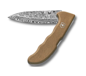 Victorinox Evoke Wood Damast vouwmes, gelimiteerde editie 2026