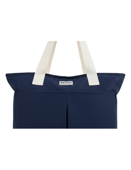 Akinod 10:47 termotaske i marineblå polycotton, 21 liter