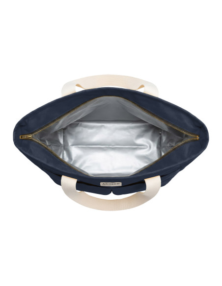 Akinod 10:47 thermische lunchtas van marineblauw polykatoen, 21 liter