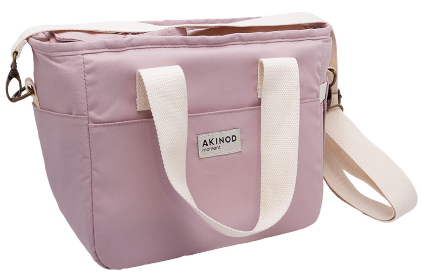 Akinod 08:17 termisk lunchväska i rosa polybomull, 7 liter