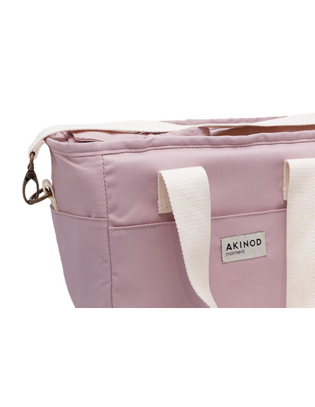 Akinod 08:17 termisk lunchväska i rosa polybomull, 7 liter