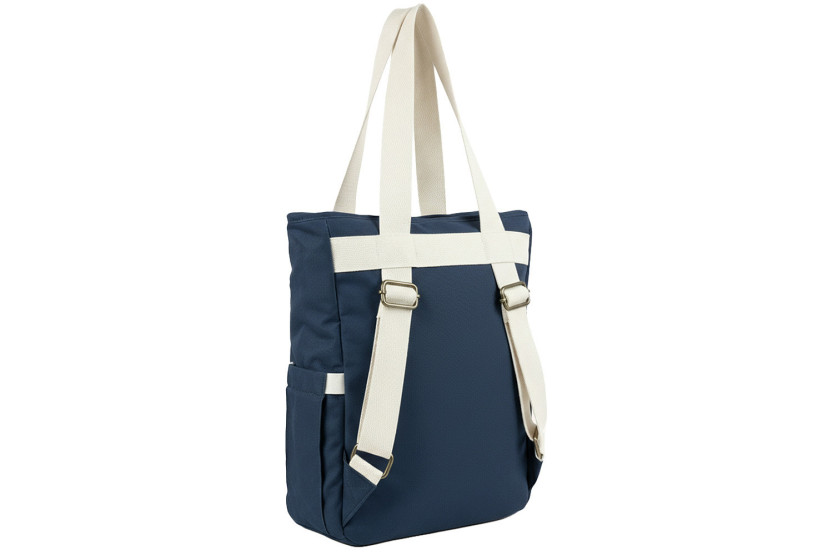 Akinod 08:19 XL Insulated Lunch Bag in Navy Blue Poly-Cotton, 17.5 L