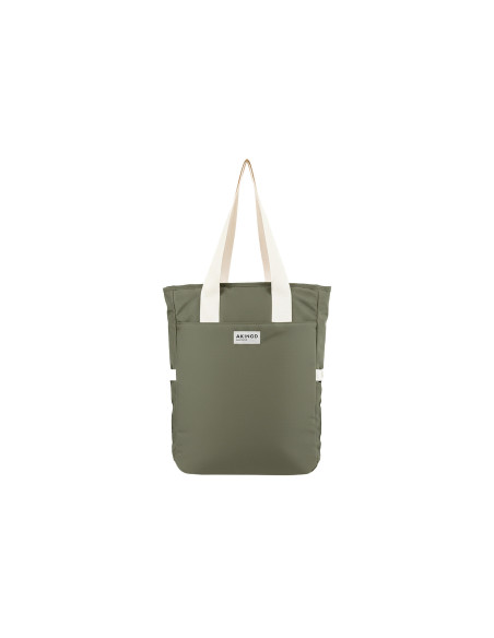 Akinod 08:19 XL Insulated Lunch Bag, Olive Poly-Cotton, 17.5 L