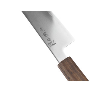Coltello sujihiki kiritsuke giapponese artigianale Wusaki Hikari SLD da 20 cm con manico in bubinga 2