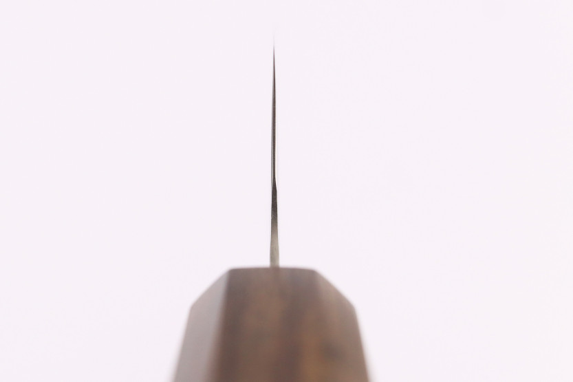Coltello sujihiki kiritsuke giapponese artigianale Wusaki Hikari SLD da 20 cm con manico in bubinga