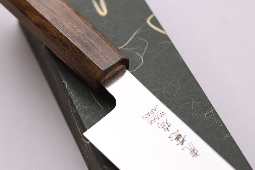 20 cm Handcrafted Japanese Sujihiki Kiritsuke Knife by Wusaki Hikari SLD with Bubinga Handle
