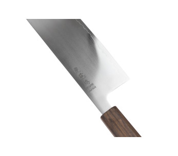 Handgemaakt Japans nakiri-mes van 16 cm, Wusaki Hikari SLD, met bubinga-heft 2