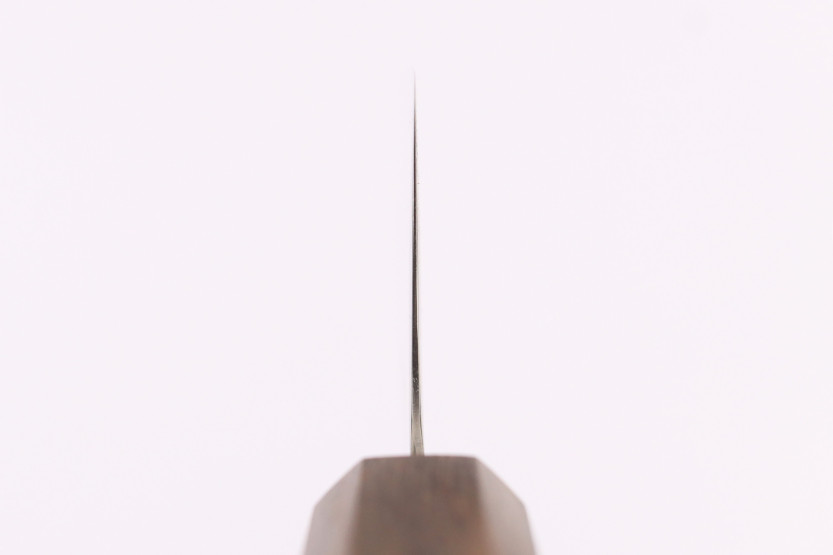 Håndlaget japansk gyuto -kniv på 21 cm fra Wusaki Hikari SLD med bubinga-skaft