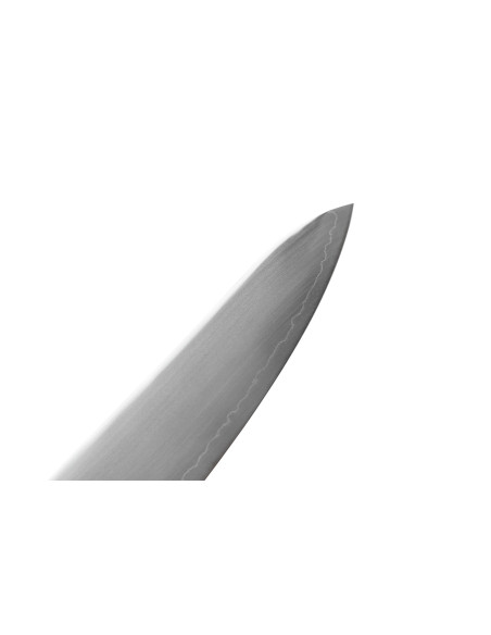 Faca gyuto japonesa artesanal Wusaki Hikari SLD de 21 cm com cabo em bubinga