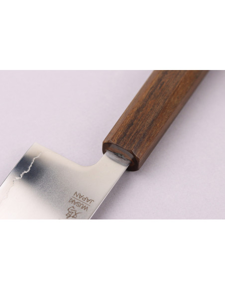 21 cm Handcrafted Japanese Wusaki Hikari SLD Gyuto Knife with Bubinga Handle