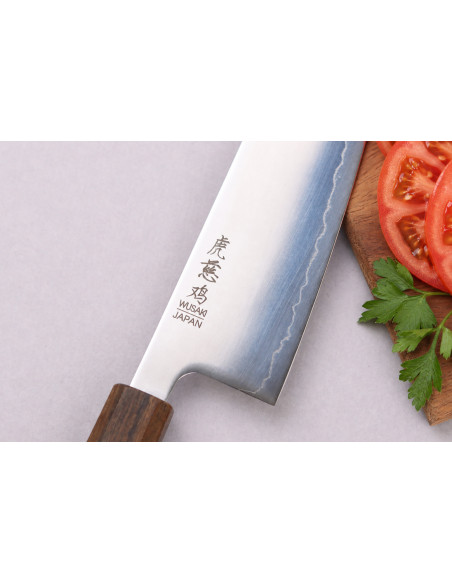 21 cm Handcrafted Japanese Wusaki Hikari SLD Gyuto Knife with Bubinga Handle