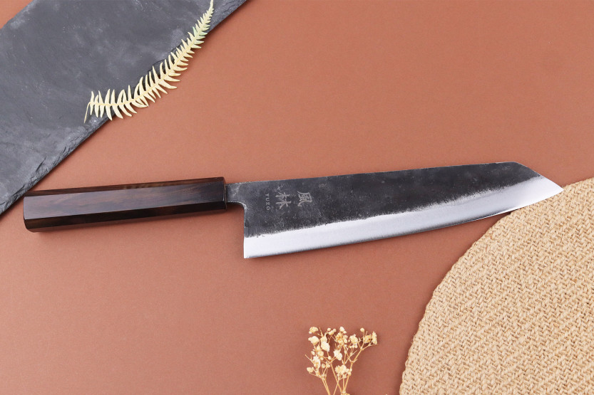 Handgjord japansk kiritsuke gyuto -kniv, 21 cm, Yuzo Shinju BS2