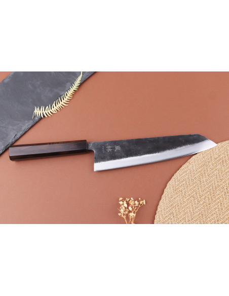 Faca kiritsuke gyuto japonesa artesanal de 21 cm, da marca Yuzo Shinju BS2
