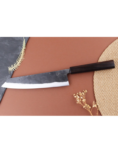 Håndlaget japansk kiritsuke gyuto -kniv, 21 cm, Yuzo Shinju BS2