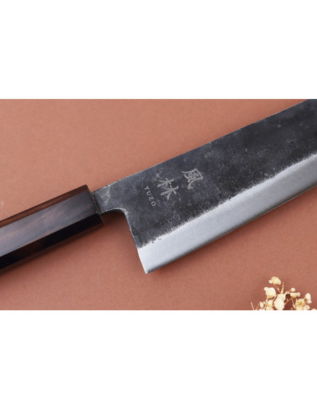 Handgemaakt Japans kiritsuke gyuto -mes van 21 cm, Yuzo Shinju BS2