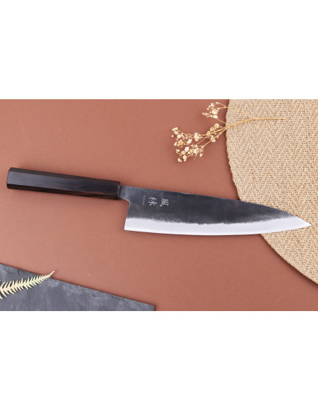 Yuzo Shinju BS2:n käsintehty japanilainen 21 cm:n gyuto -veitsi