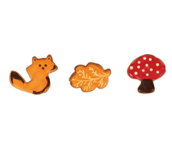 Set di 3 formine Patisdécor “Foresta” assortite in acciaio inossidabile 2