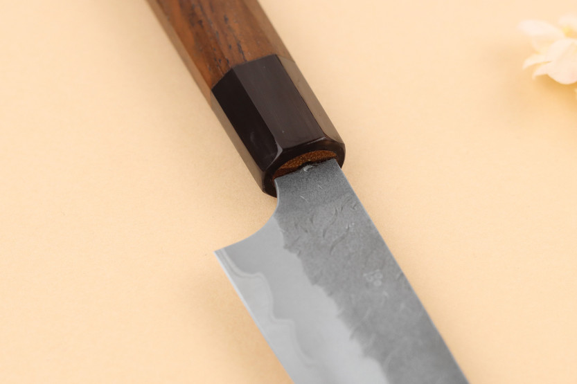 Nigara Hamono Tsuchime AS Handcrafted Japanese 15-cm Utility Knife with Walnut Handle