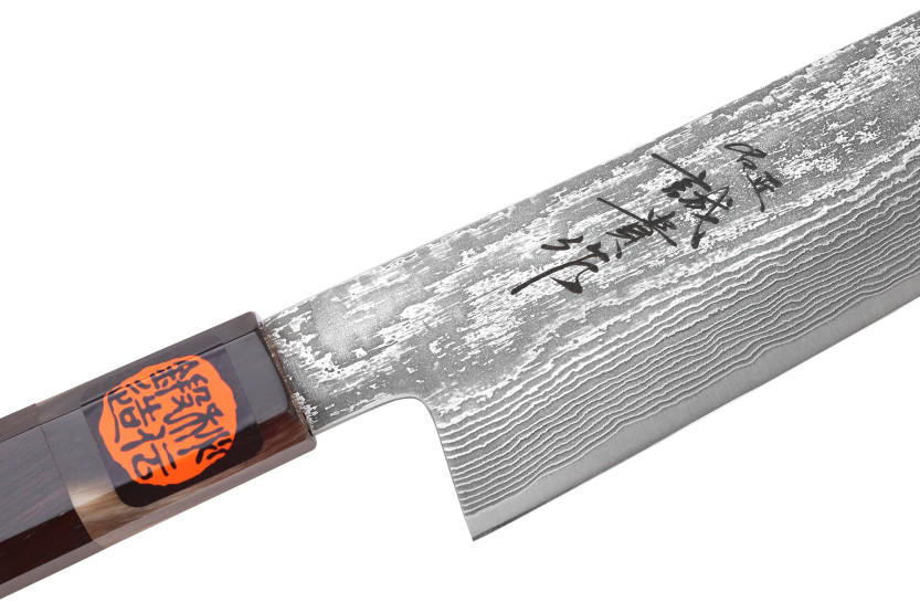 Coltello sujihiki giapponese artigianale da 27 cm di Shigeki Tanaka